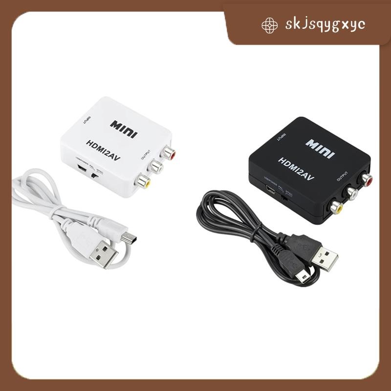 skjsqygxyc1080P Hdmi-เข้ากันได้กับ AV Video Composite Converter Box HDMI-เข้ากันได้กับ AV CVSB L/R V