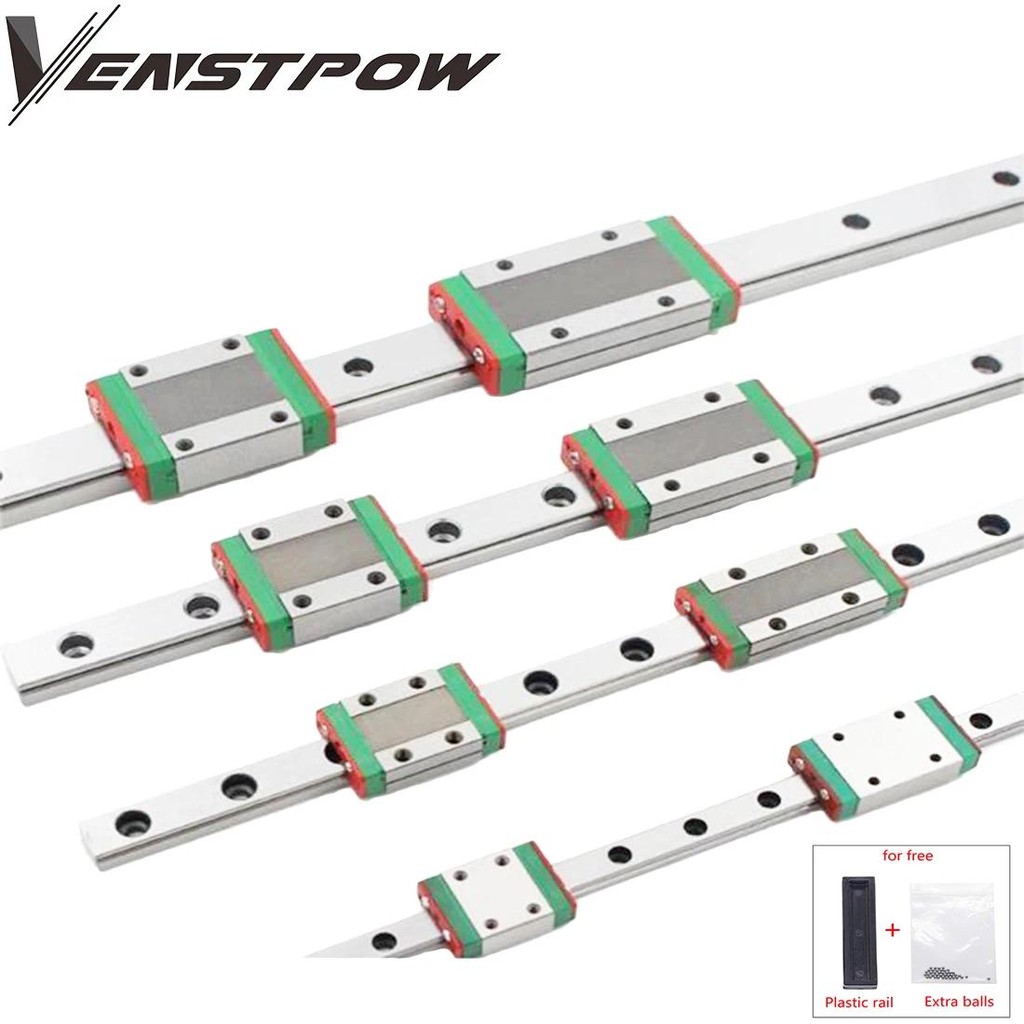 1pc สแตนเลสสตีล Linear Guide MGN12 MGN15 MGN5 MGN7 MGN9 200 มม.-800 มม.Miniature Linear Rail สไลด์ C