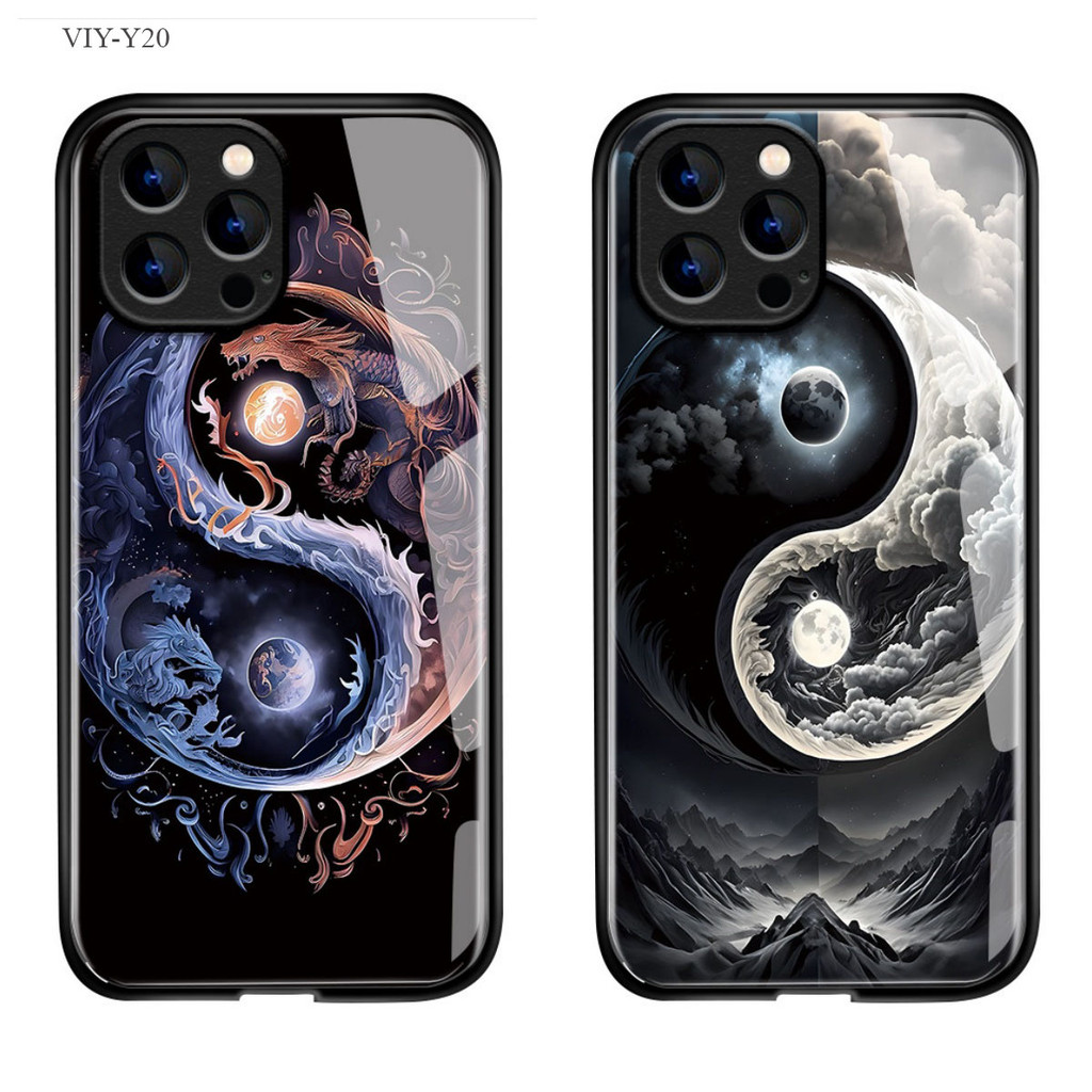 VIVO Y20 Y50 Y11 Y15S Y15 Y21 Y17 Y12 Y01 Y91 Y20S G Y12S Y12A Y21T T1X Y33S Y33T Y30 Y31 Y72 Y91 V9 2019 5G เคส Glass