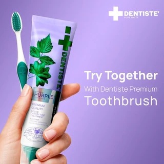 [สินค้าขายดี] Dentiste' Purple Toothpaste 100 g. ปรับฟันขาวเร่งด่วน อ่อนโยน เห็นผลทันทีที่ใช้ ขจัดคราบเหลือง หอมสดชื่น