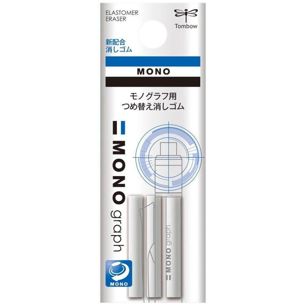 Tombow Mono Graph Elastomer Eraser Refill (กลม)