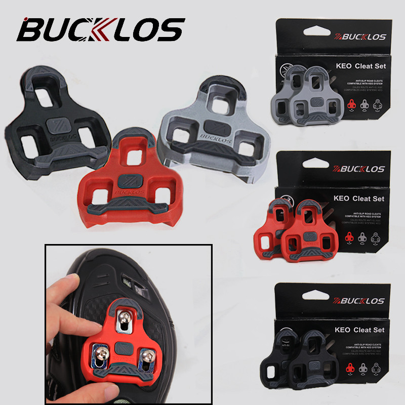 Bucklos สิ่งที่แนบมา Cleat Rb 0/4.5/9° Look KEO ทนทาน Cleats Attachment แผ่นล็อคกันลื่น LOOK Attachm