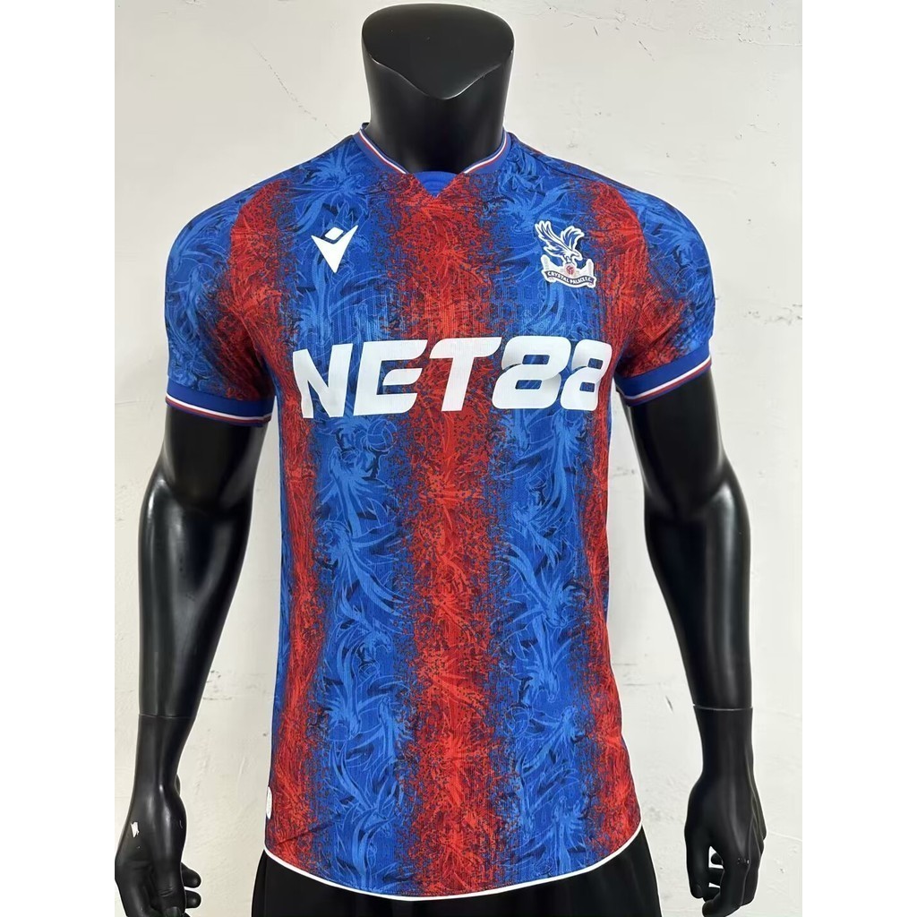 [คําถามของผู้เล่น] 2425 เสื้อฝึกบ้าน Crystal Palace ใหม่ เสื้อผู้เล่น AAA + เสื้อเชิ้ตแขนสั้นด้านบน