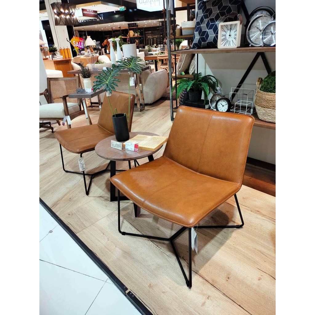 SB Design Square เก้าอี้ รุ่น ERICKER - สีน้ำตาล (64x67x76 ซม.)  แบรนด์ CLICHE