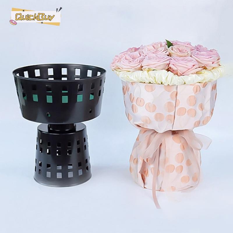 Quickbuy ช่อดอกไม้ดอกไม้ฐานดอกไม้ตกแต่งช่อดอกไม้ที่วางโฟมฐานจับใหม่