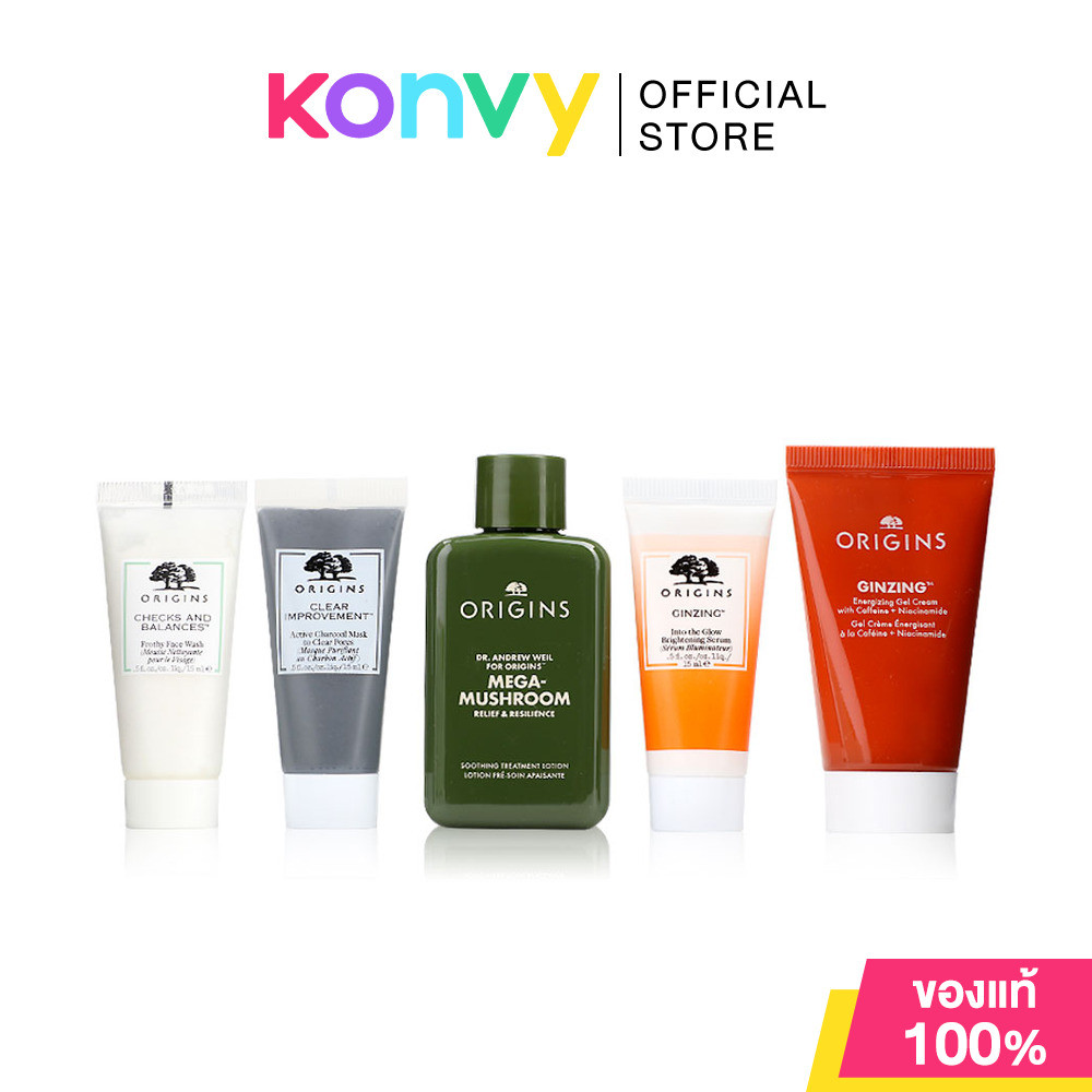 Origins Gift Set 5 Items [809I-90] เซทผลิตภัณฑ์บำรุงผิวหน้า 5ชิ้น.