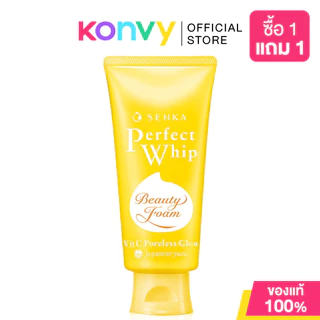 Senka Perfect Whip เซนกะ โฟมล้างหน้า 100g (White/Fresh/Acne Care/Vitc Poreless Glow)