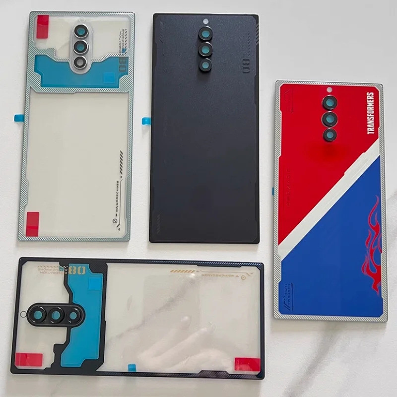 ด้านหลังสําหรับ ZTE Nubia Red Magic 8 Pro Plus NX729J แก้วปกหลังซ่อมเปลี่ยนแบตเตอรี่โทรศัพท์ประตูกรณ