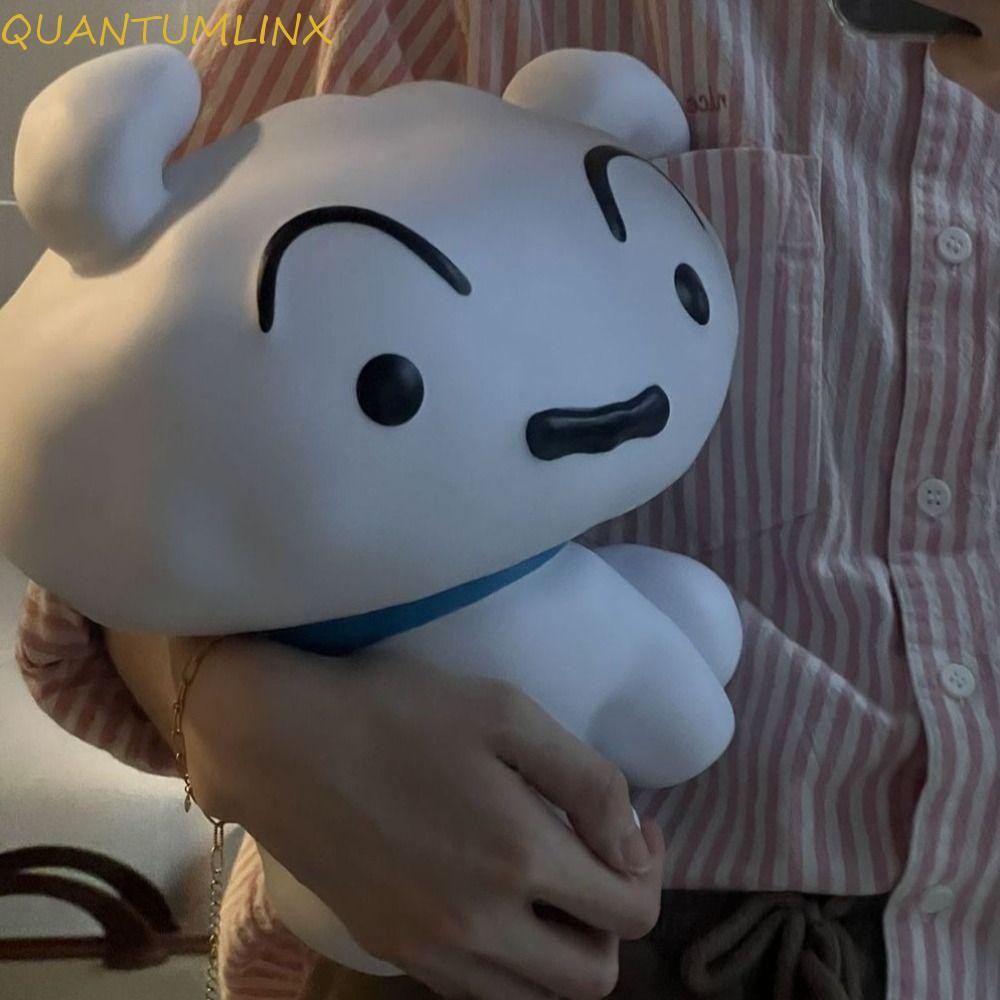 Quantuml Crayon Shin-chan Piggy Bank,Sปันน้ําตาลScratch Itchnessปลอดภัยเงินฝากกล่อง,เครื่องประดับเดสก์ท็อปOwsing Tank Decorไวนิลอะนิเมะตัวเลข Piggy Bankห้องนอนรุ่น