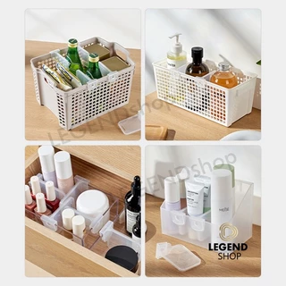 10 PCS ที่กั้นตู้เย็น อุปกรณ์แบ่งช่องเก็บของในตู้เย็น จัดระเบียบตู้เย็น แบ่งช่องในตู้เย็น ปรับได้ วัสดุ PP