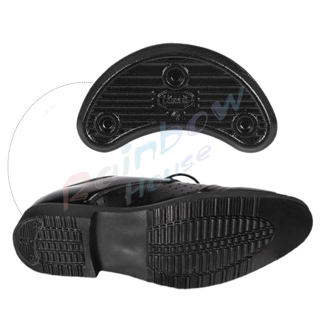 R.H. เกือกม้า แบบพลาสติกอ่อน กันส้นรองเท้าสึก ขายเป็นคู่ Shoe Repair Pad