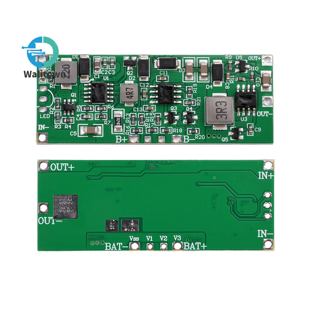 12V 3A 24W 36W บอร์ดจ่ายไฟต่อเนื่องกําลังสูง 3S ชุดแบตเตอรี่ลิเธียมโมดูล UPS