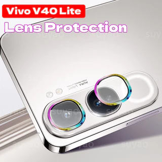 สําหรับ Vivo V70 Y21d Y31 V60 Lite V50 V40 V40Lite Y19S Pro Y200 Y04S Y29S Y29T Y31D เลนส์กล้อง HD VivoV70 VivoV40Lite VivoV50s กระจกนิรภัยป้องกันหน้าจอโลหะ