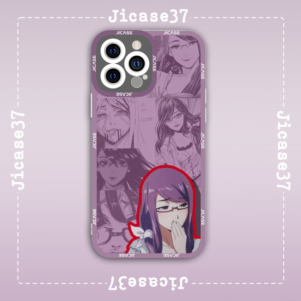 เคส iPhone Square Edge Samsung Xiaomi Oppo อะนิเมะ Tokyo Ghoul Tokyo Ghoul ตัวละคร Kamishiro Rize