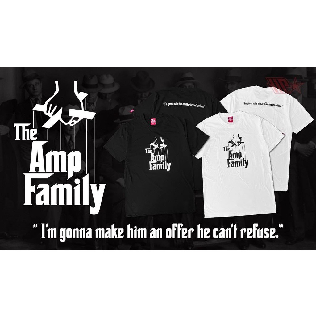 ECUPPER A.M.P.เสื้อยืด “AMP FAMILY” T-SHIRT [SALE 💥💣 50% OFF] T-shirt tee