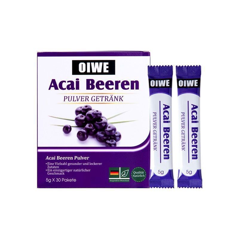 ฟางฟาง OIWE acai berry ผงแช่แข็งผงไวท์เทนนิ่งเยอรมัน OIWE acai berry ผงแช่แข็งผงไวท์เทนนิ่ง Anthocya