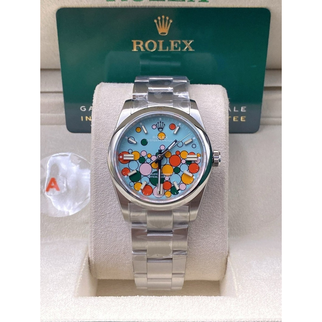 (สินค้าพร้อมส่ง) นาฬิกาข้อมือ Rolex op งานสวย   TOP VIP  cclean เหมือนแท้ทุกจุดครับ