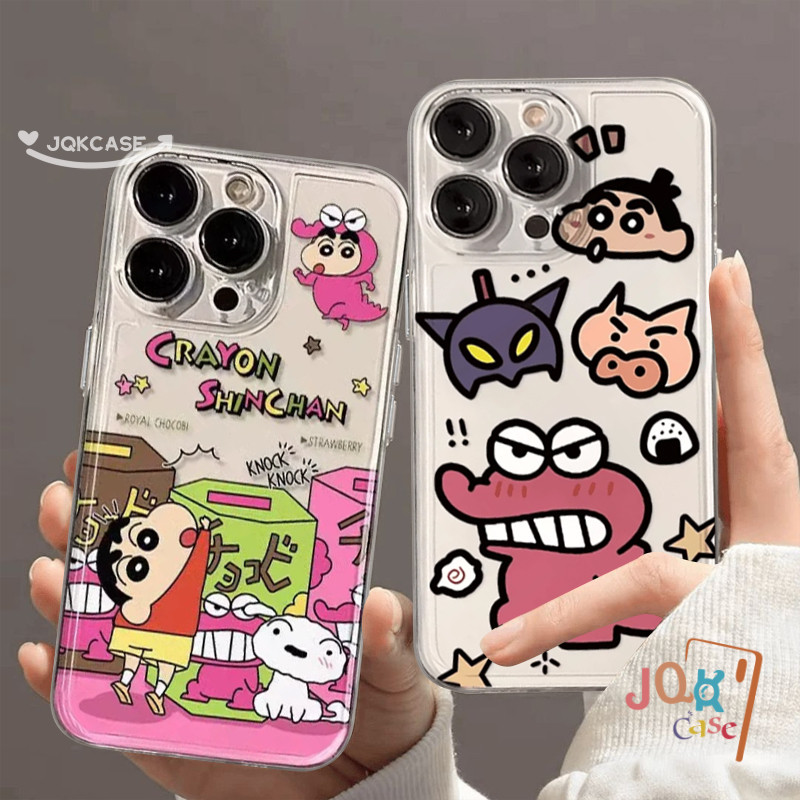 เรียบง่าย เคส ชินจัง สำหรับ เคส Vivo Y21 Y21s Y17 Y17S Y31 Y91C Y35 Y50 Y51 Y30i Y20i Y11 Y30 Y91 Y15s Y15 Y12เคสคู่ เคส