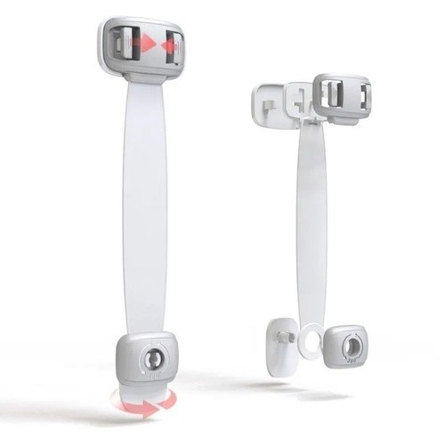 ล็อคตู้เย็น ล็อคตู้เสื้อผ้า ล็อคลิ้นชัก ล็อคความปลอดภัยของเด็ก ป้องกันเด็ก ป้องกันการหนีบ ปรับได้โดยไม่ต้องเปิดรู - รูปที่ 6