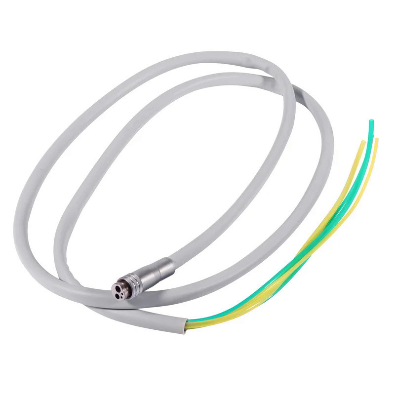 High Quality! den tal Silicone Tubing Hose Tube Connector for High Low speed Handpiece 4Hole T4