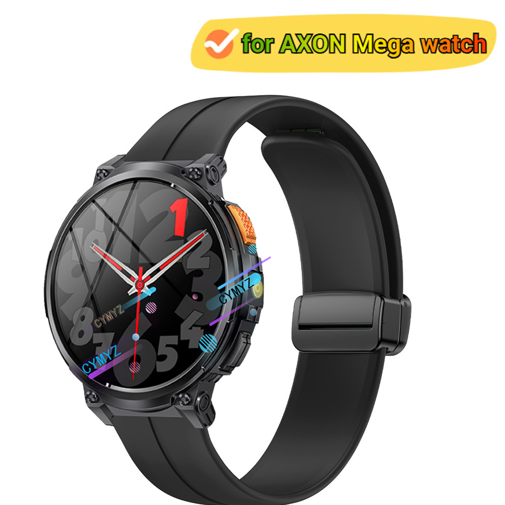 สาย AXON Mega Smart Watch สายซิลิโคน AXON Mega Watch สายรัดข้อมือกีฬา