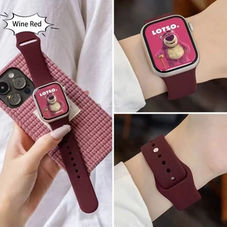 ใหม่สีซิลิโคนสายรัดสร้อยข้อมือสําหรับ ฉันดู ชุด 11 10 9 8 7 6 5 4 3 กับ 2 1 พิเศษ/พิเศษ 2 3 46/45/41/49/44 มม.40 มม.42 มม.38 มม.