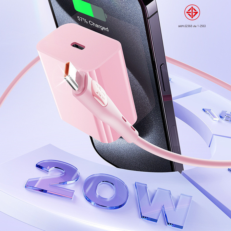 สายชาร์จ type c ชาร์จเร็ว vivo ชุดชาร์จ PD 25w+สาย Fastcharge