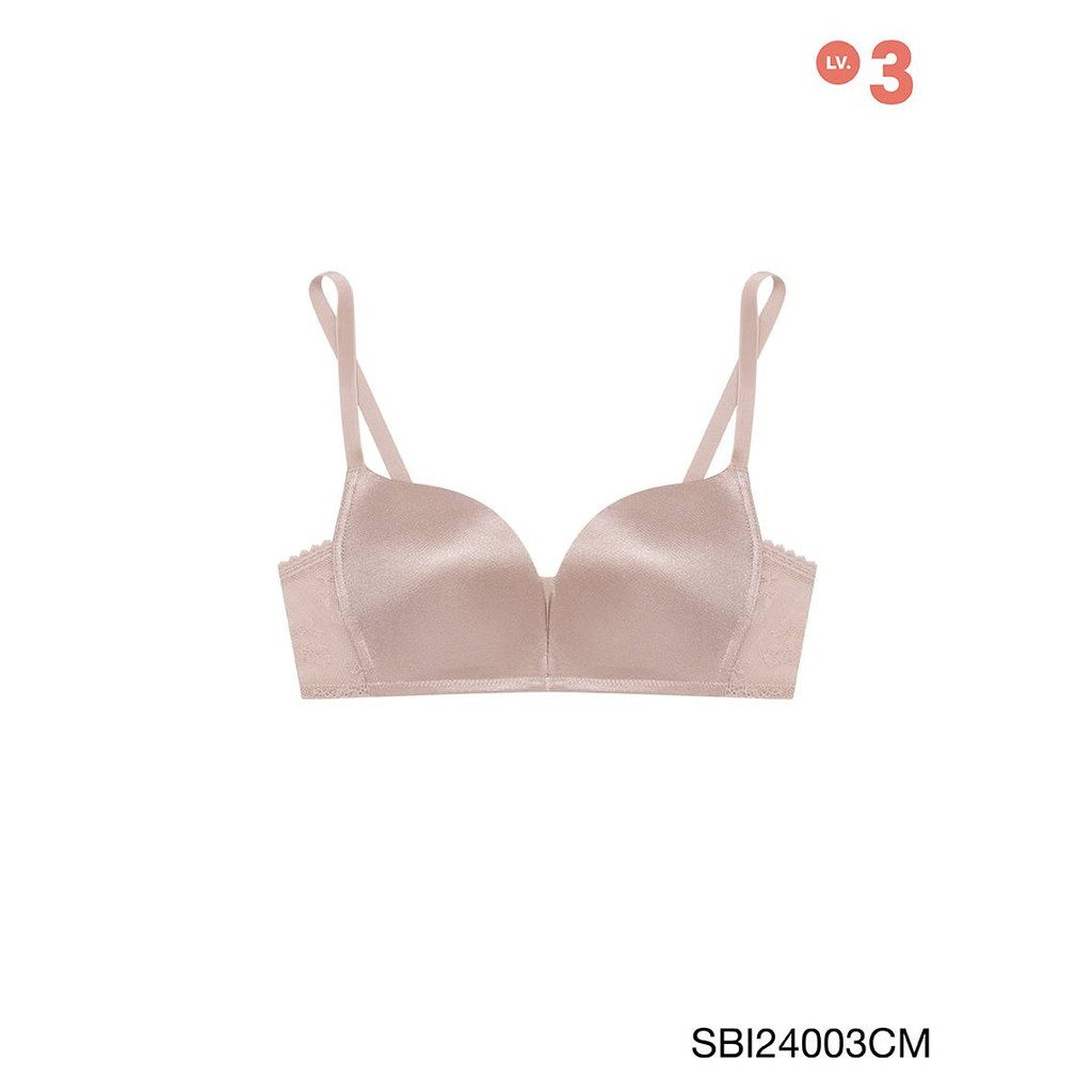 Sabina Modern V Level 3 เสื้อชั้นใน  ไร้โครง รหัส SBI24003CM - สีช็อคโกแลต