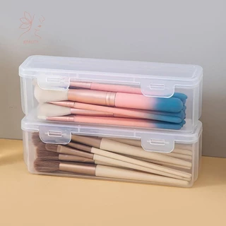 [maybeauty] Travel กล่องเก็บแปรงเครื่องสําอางแบบพกพาฝาครอบกันฝุ่นโปร่งใสขนาดเล็กสําหรับ Blusher แปรงอายแชโดว์แปรงคิ้ว {TH}