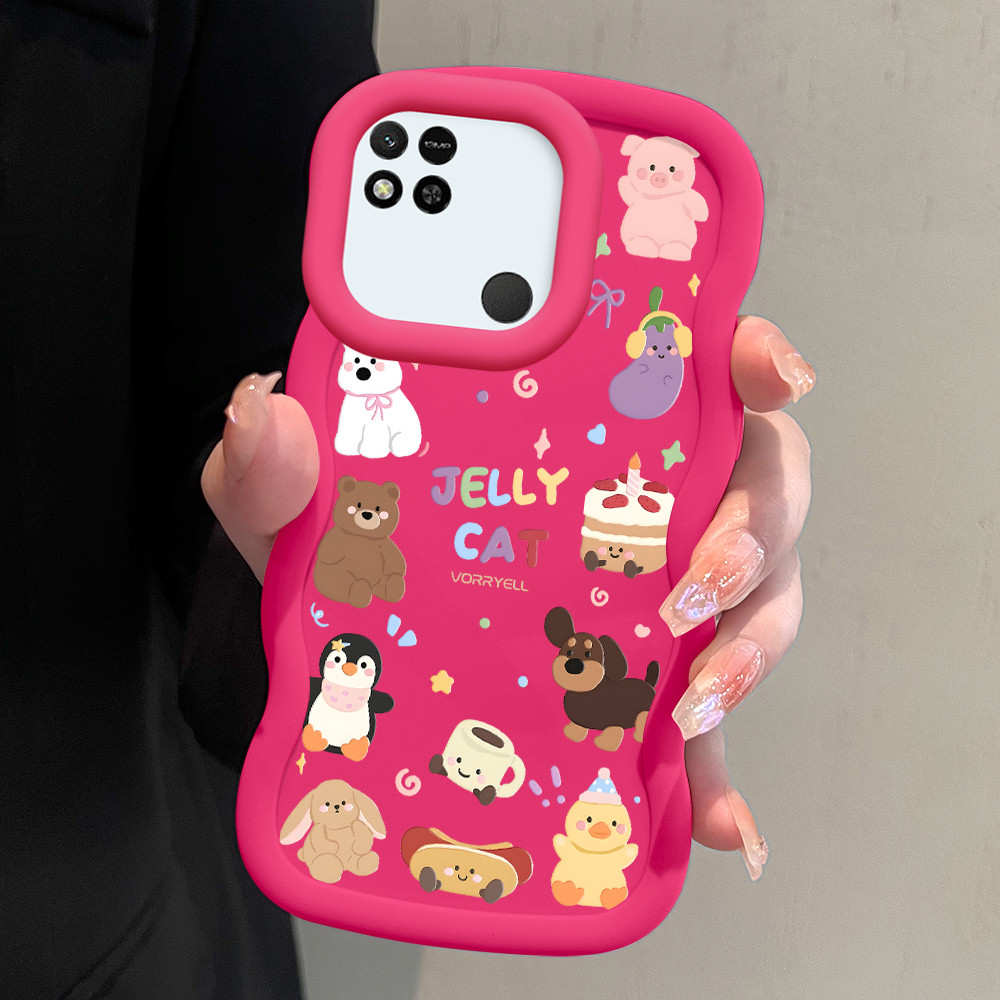 HP เคสโทรศัพท์สําหรับ Xiaomi Redmi 9C 10A การ์ตูนกระต่าย Cassing เคสโทรศัพท์น่ารักสี Kesing 0455