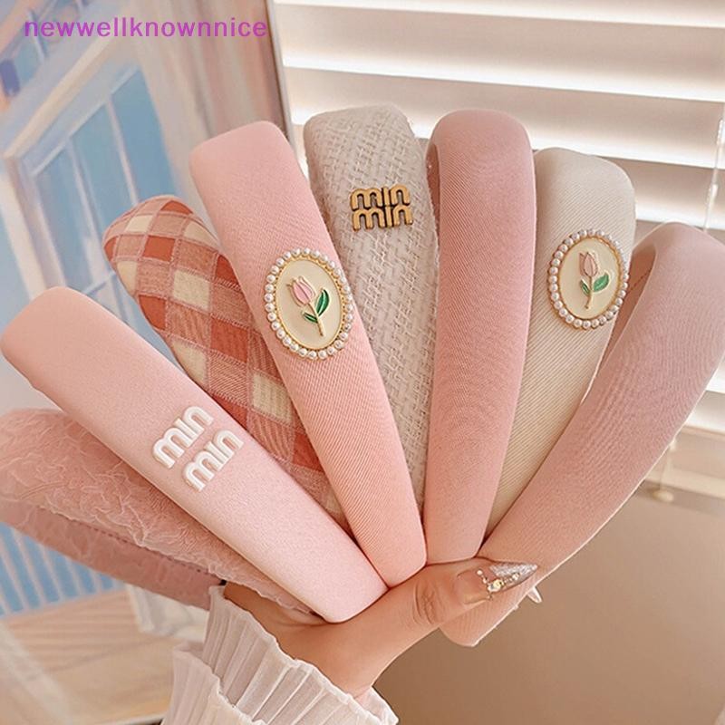 Newwellknownnice 1 PCS สีชมพูแฟชั่นปีกกว้างผู้หญิง 2024 ใหม่ Dopamine ความเครียด al ตกแต่งกลางแจ้ง Headwear TH
