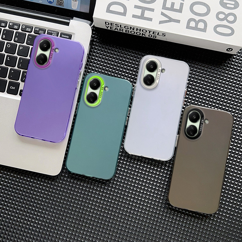 เคส Redmi 13C Poco C65 เคสแข็ง เคสมินิมอล สีทึบ เคสกันกระแทก