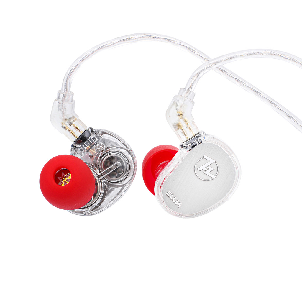7hz x HBB Elua 10 มม. + 8 มม.Dual Dynamic Driver IEM Hifi หูฟังการออกแบบสายเคเบิลที่ถอดออกได้และเสียงสมดุล