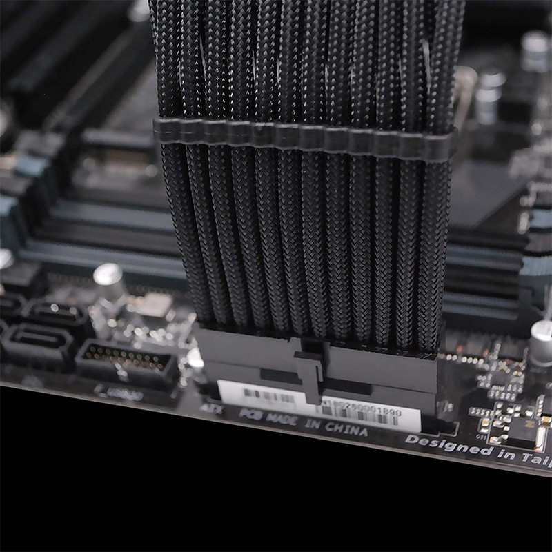 Teucer TC-35 Series PSU สายชุดสีทึบสาย Combo 350 มม. ATX24Pin PCI-E8Pin CPU8Pin พร้อมหวี