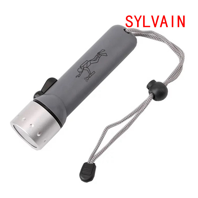 มัลติฟังก์ชั่น ไฟฉายแม่น้ํา ดําน้ํากลางแจ้ง ไฟฉาย LED แสงใต้น้ํา ไฟบ้าน การชาร์จ USB