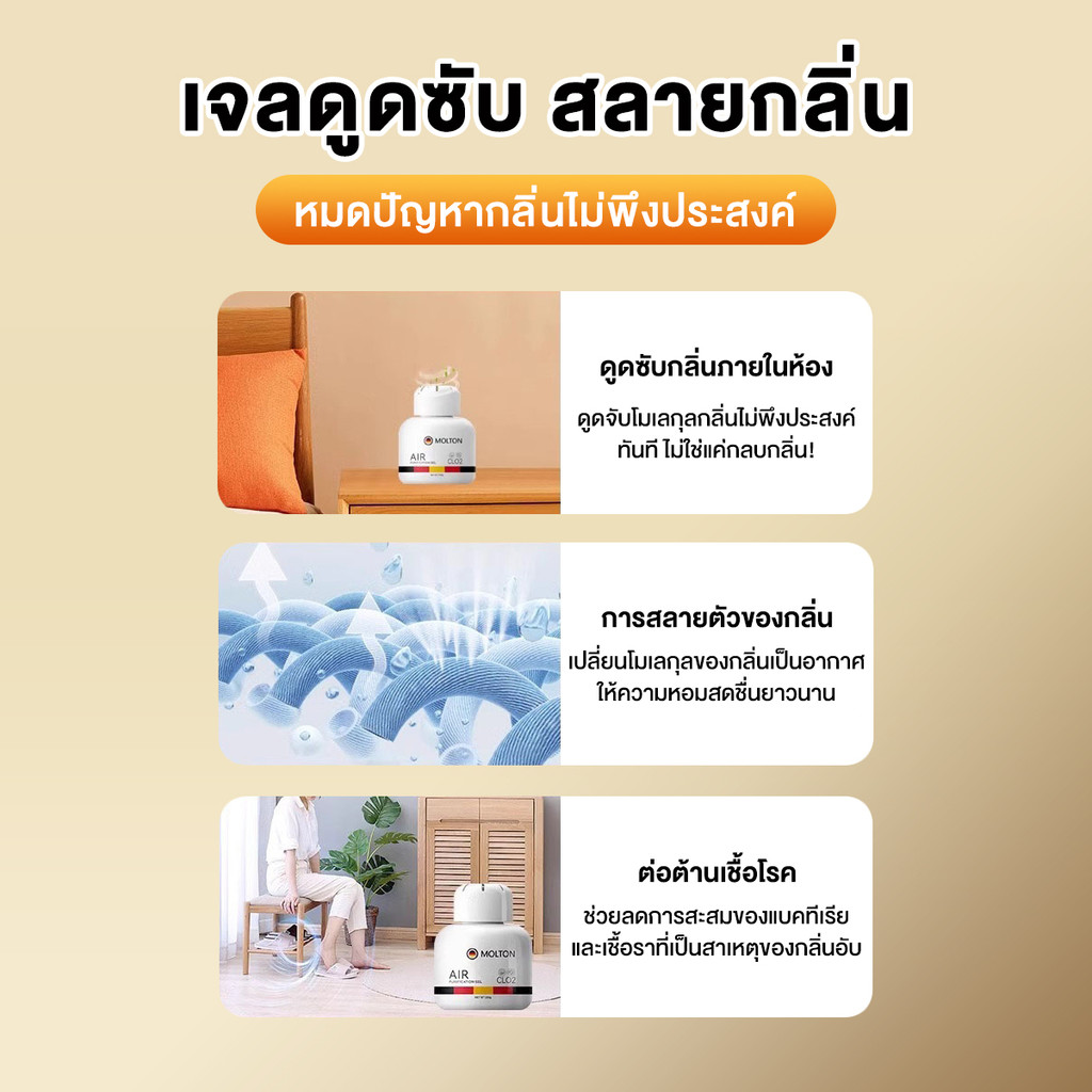 น้ำหอมดับกลิ่น น้ำหอมปรับอากาศ กำจัดควันน้ำมัน  ดูดกลิ่น ดับกลิ่น ใช้งานได้นาน 90 วัน กำจัดกลิ่นอับชื้น ในร่ม - รูปที่ 4