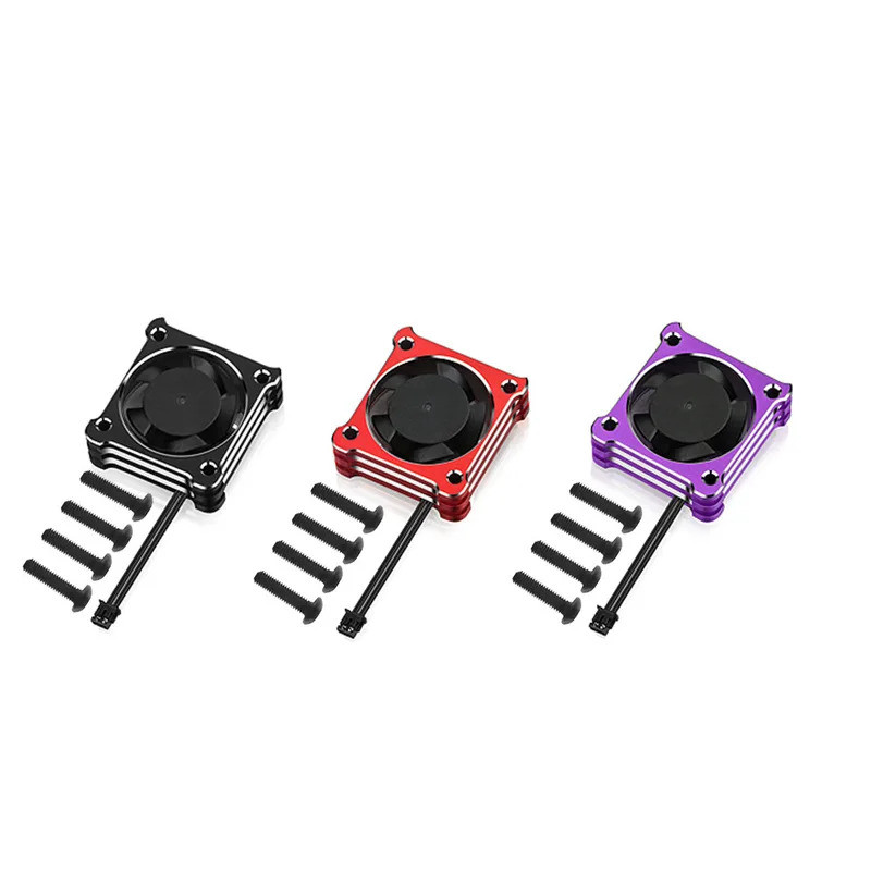 โลหะ พัดลมระบายความร้อนความเร็วสูง 5-8V 22000rpm สำหรับ 1/10 RC Drift Hobbywing XeRun XD10 PRO อุปกร