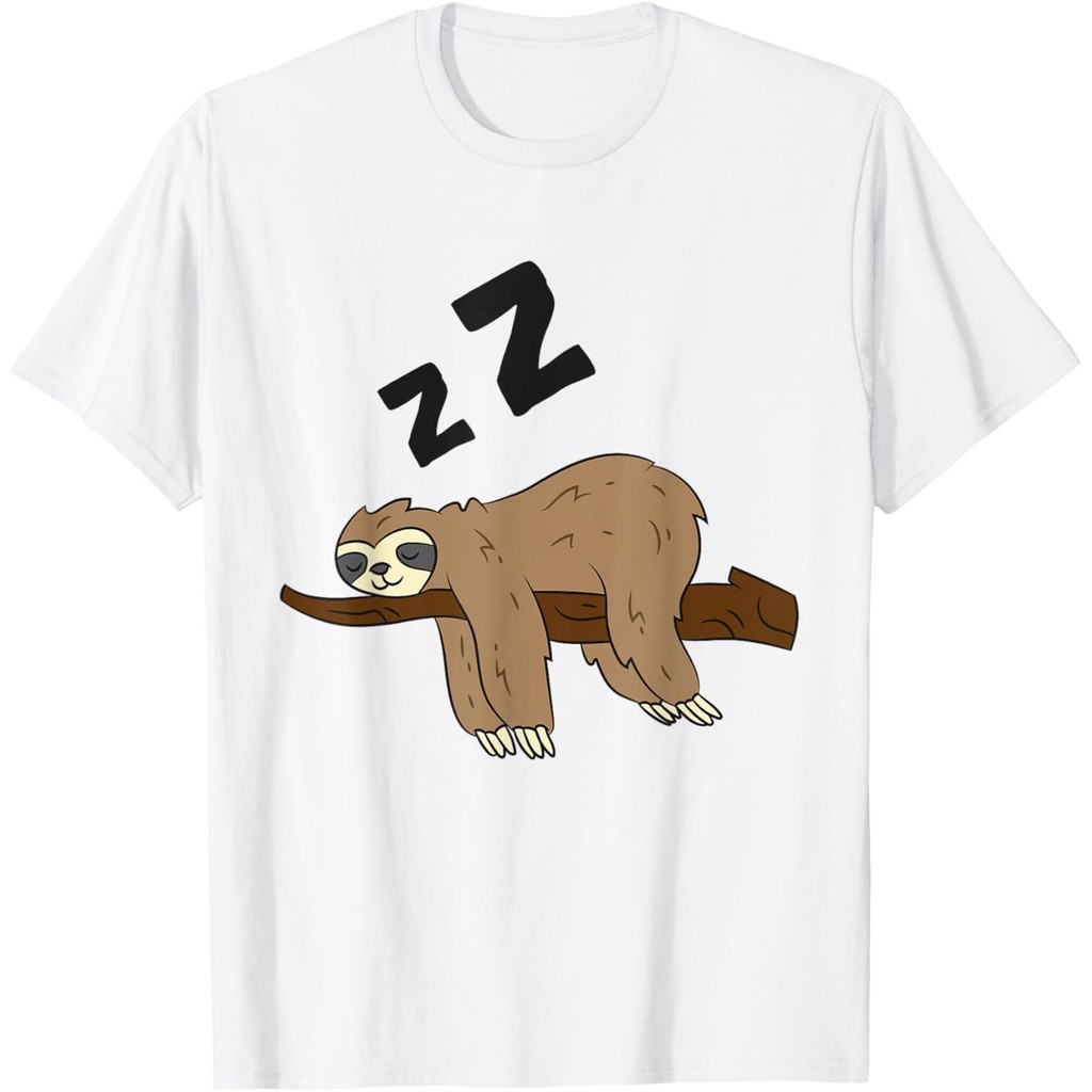 Sloth Sleeping Tyred Sloth Napping Sloth เสื้อยืด