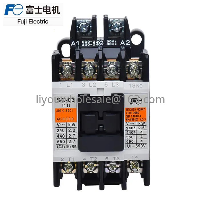 Fuji AC Contactor SC-0 03 4-1 5-1 N1 N2 N3 N4 N2S 220v แรงดันไฟฟ้าต่ํา 05 ใหม่เอี่ยม