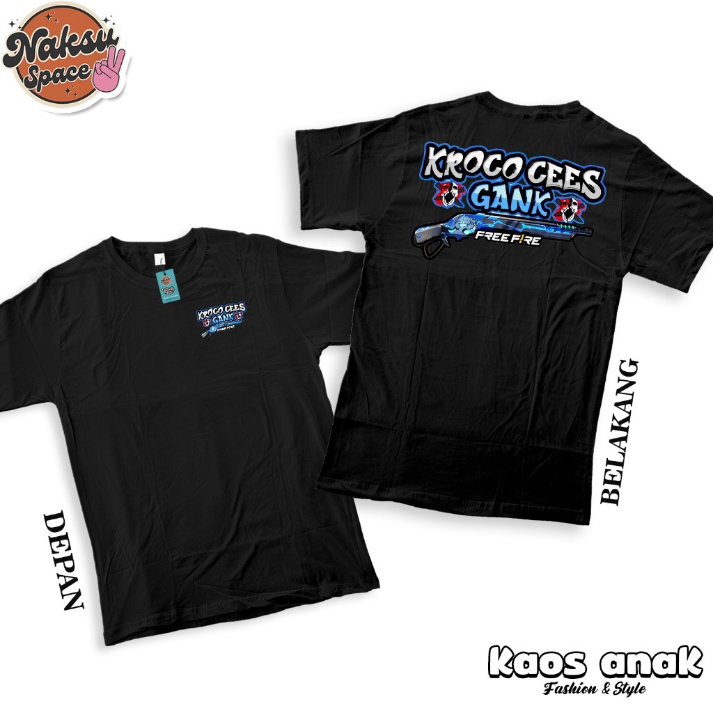 KATUN เครื่องแต่งกายเด็ก Zone CHILDRENS เสื้อยืด - KROCO CEES GANK SG BUNNY FF DISTRO CLOTHES COMBED