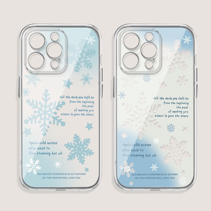 Creative Snowflakesโปร่งใสเคสโทรศัพท์สําหรับVivo Y50 Y30 Y02 Y03 Y02S 4G Y3 Y11 Y30i Y66 Y67 Y71 Y77