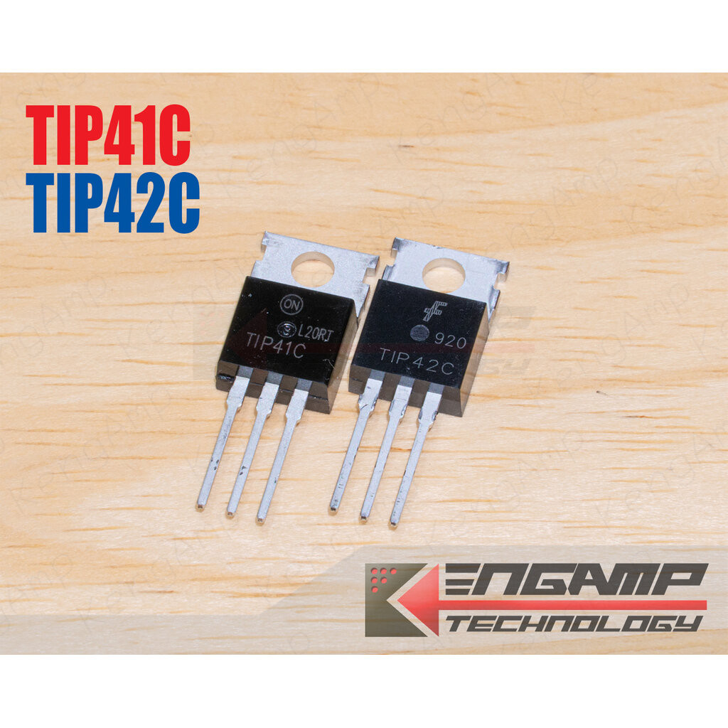 (สินค้ามีตัวเลือก) TIP41C หรือ TIP42C ON/FSC NPN หรือ PNP Transistor 6A 100V