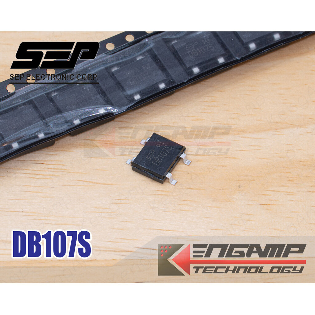 (10ตัว) [DIOD] DB107S (SMD) SEP 1A 700V Bridge Rectifiers