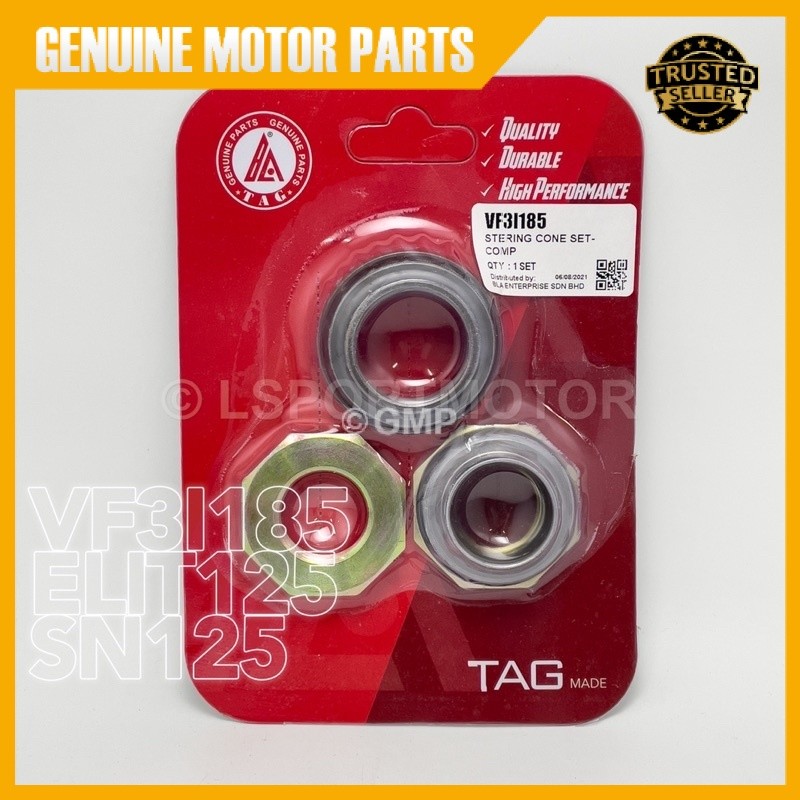 SYM VF3I 185 / ELIT125 / SN125 STERING CONE SET (COMPLETE) STEERING