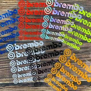 ขายร้อนสติ๊กเกอร์คาลิปเปอร์ Brembo การออกแบบสะท้อนแสงทนอุณหภูมิสูง Universal Fit รถจักรยานยนต์และรถยนต์