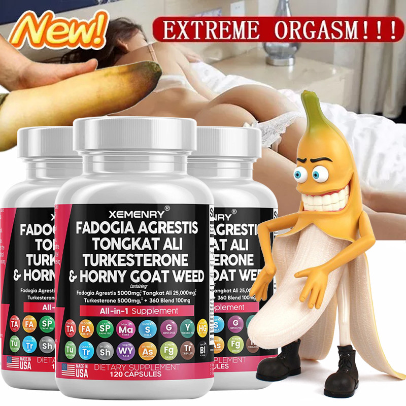 Xemenry Ultimate Male Vitality Capsules พร้อม Tongkat Ali, Turkesterone, Natural Testosterone & Energy Support, อาหารเสริมสมุนไพรสําหรับผู้ชาย