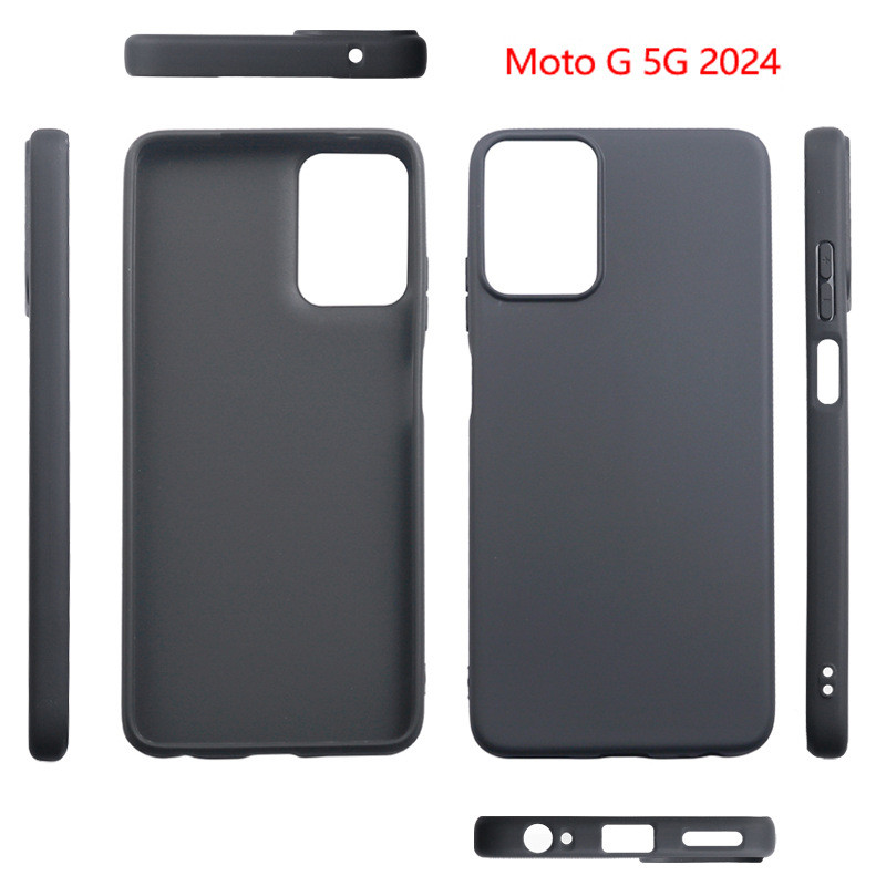 สําหรับ Motorola Moto G 5G 2024 XT2417 XT2417D กรณีฝาครอบโทรศัพท์ Shell Soft ซิลิโคนป้องกันกรณี
