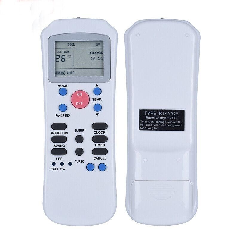 รีโมทคอนโทรล ใช้ได้กับ R14A / CE สําหรับตัวรับสัญญาณอากาศ AC, R14A, R14A / CE และ R14 / CE