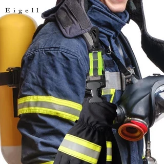 [eigell] สายรัดถุงมือดับเพลิง, ที่หนีบถุงมือคลิปเกียร์เปิด, ไนลอนสะท้อนแสง, พร้อมหัวเข็มขัด, ที่ใส่ถุงมือคลิปสําหรับ