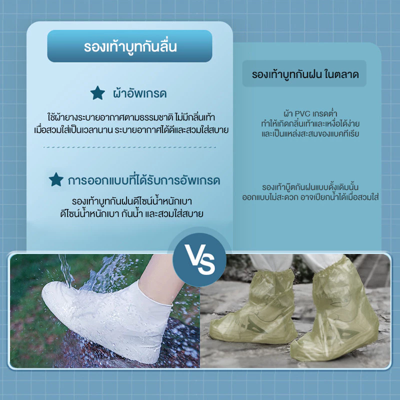 ถุงคลุมรองเท้าซิลิโคนกันน้ำ thumbnail 9